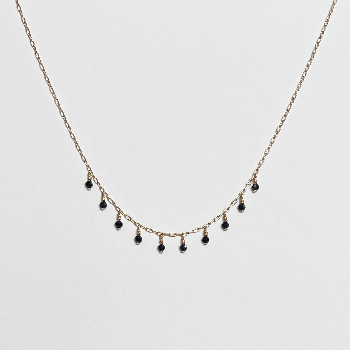 STEP | 14k gold filled necklace with Blue Sapphire