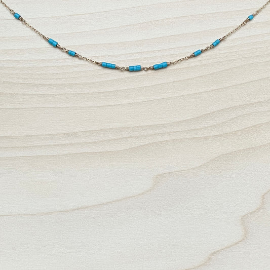 TRUTH | 14k gold filled necklace with Turquoise