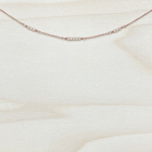 MANIFEST | 14k rose gold filled necklace with Zircon