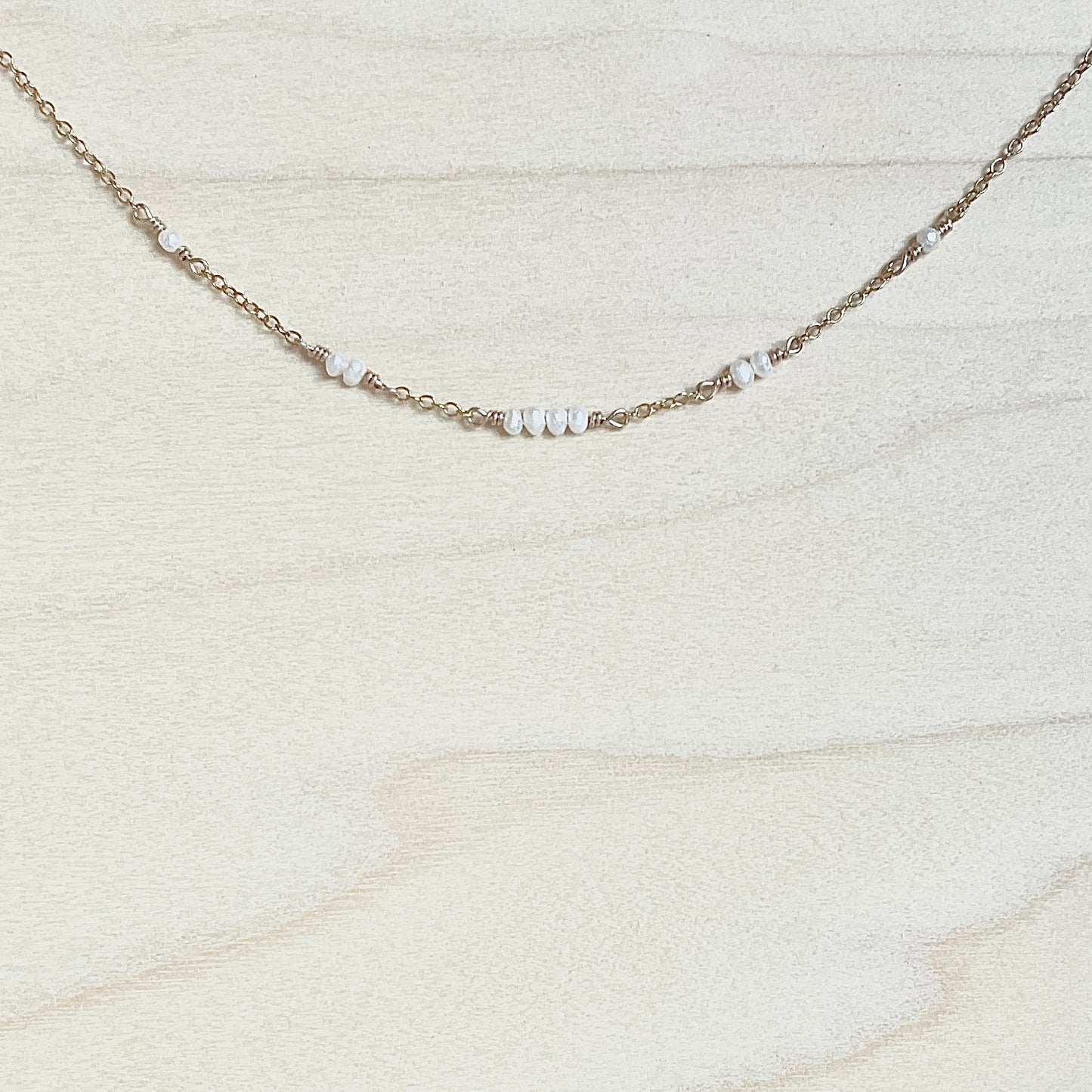 FLOW | 14k gold filled necklace with Pearl